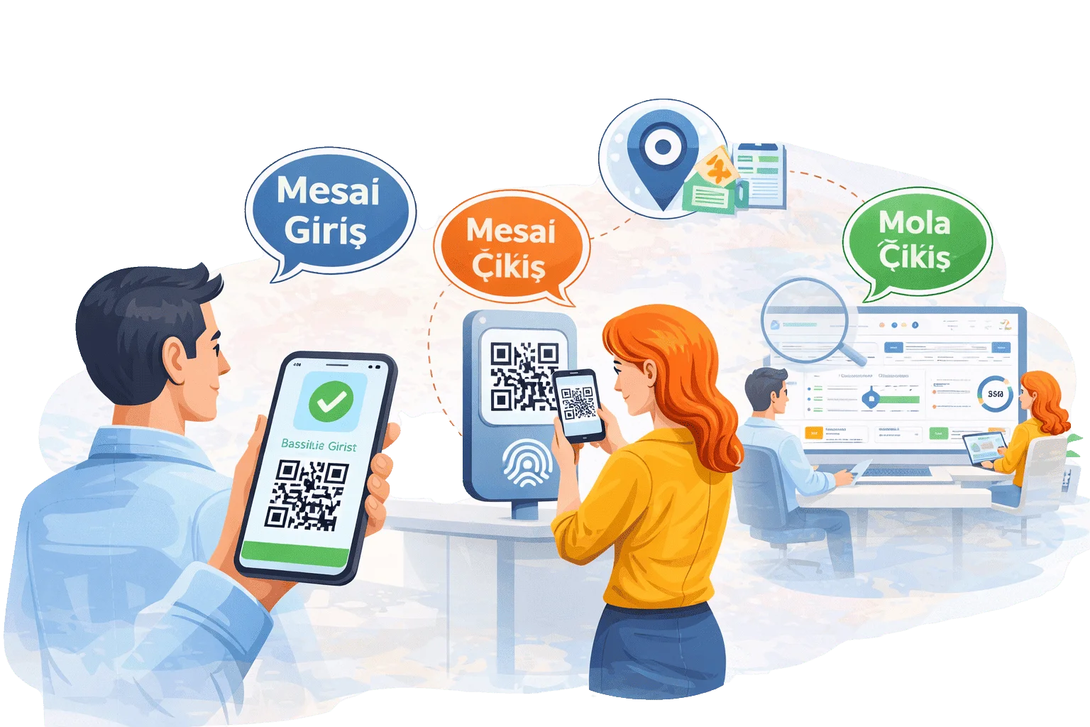 QR Kod ile Hızlı Mesai Girişi
